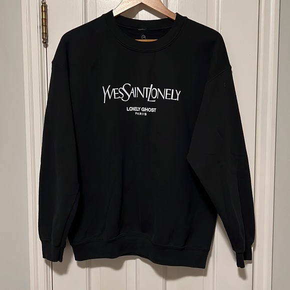 Lonely Ghost YSL Inspired “YvesSaintLonely” Sweatshirt - Picture 3 of 8